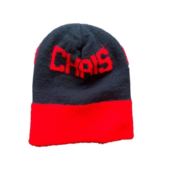 Chris Monogram Beanie - Picture 2 of 2